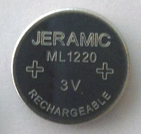 ML1220可充电纽扣式电池